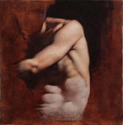 Peinture sur toile de Roberto Ferri Torso Maschile - Male Torso reproduction peinte à la main