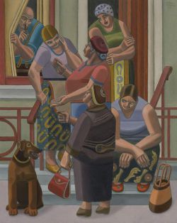 Roberts William Gossips 1968 reproduction peinte à la main
