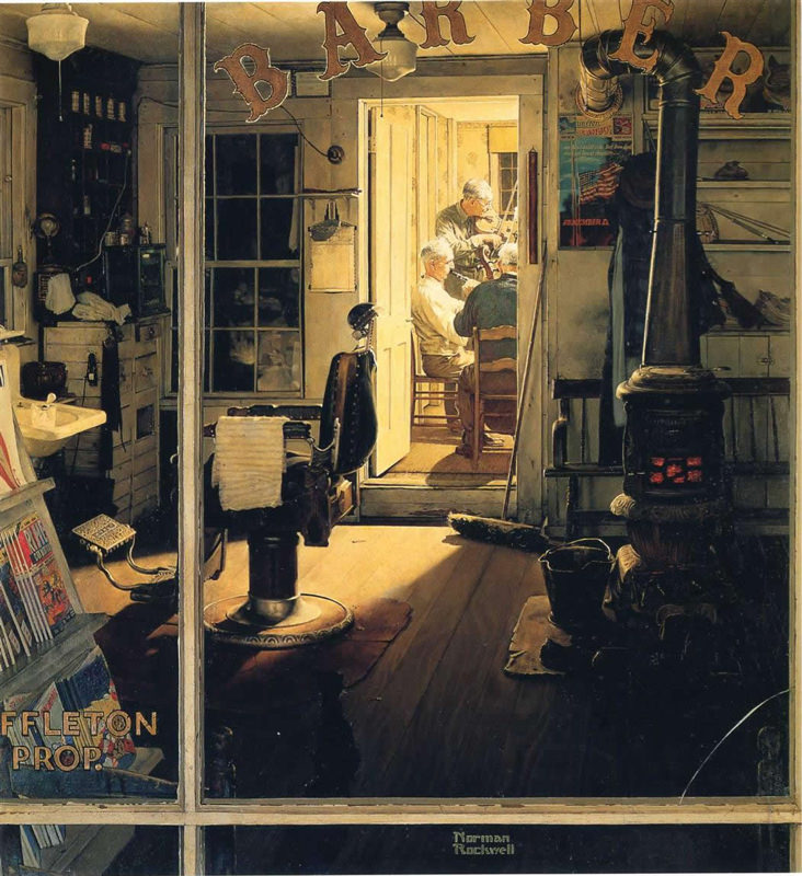 Rockwell, La Boutique du barbier Shuffleton - Shuffleton's Barbershop