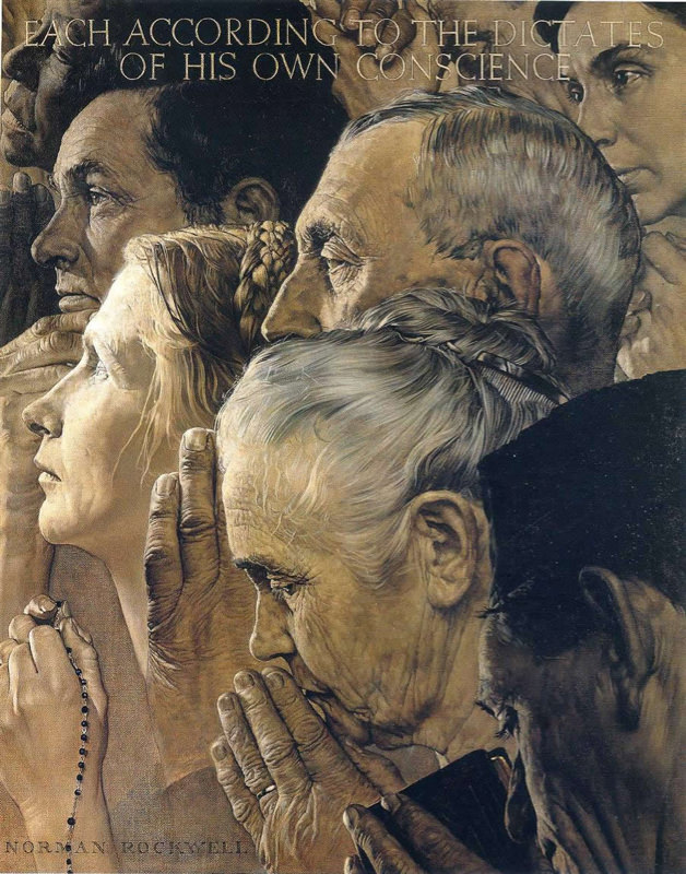 Rockwell, La liberté de culte - Freedom to Worship