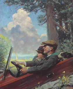 Peinture sur toile de Rockwell Norman Comfort In Safety 1924 reproduction peinte à la main