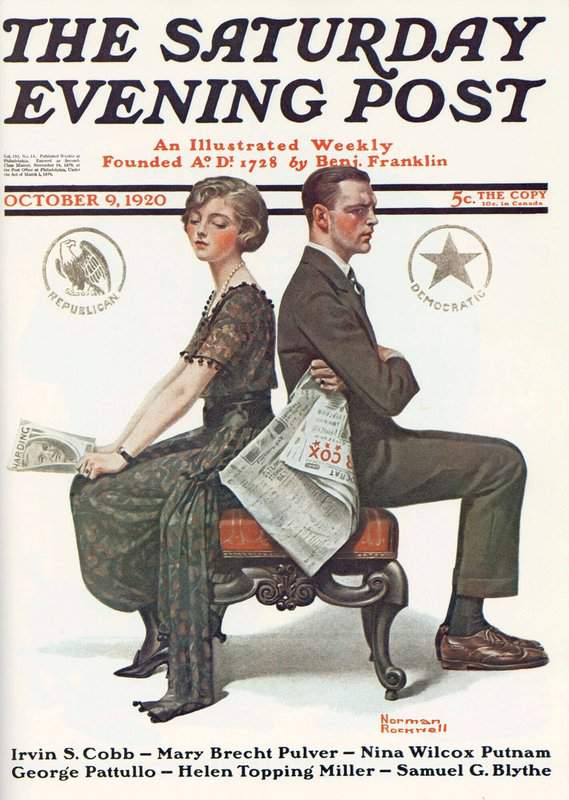 Rockwell Norman Election Debate October 9 1920