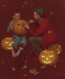 Peinture sur toile de Rockwell Norman Old Man And Boy reproduction peinte à la main