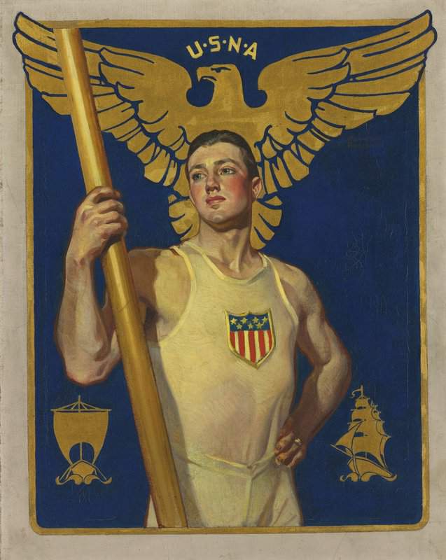 Rockwell Norman Portrait Of Captain Edwin Graves