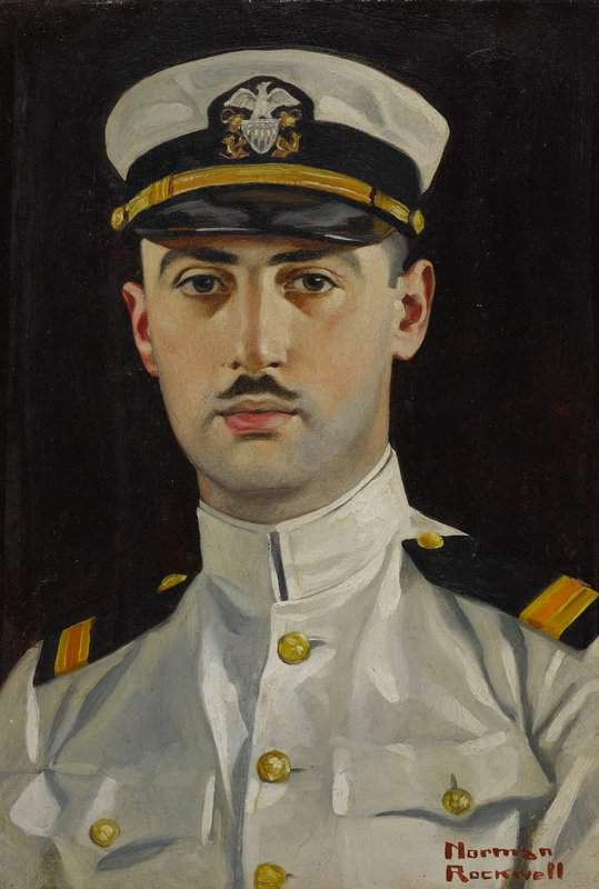 Rockwell Norman Portrait Of Dr. Jefferson Joseph Citron Dds 1918