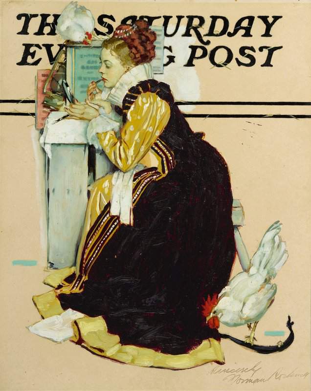 Rockwell Norman Study For Summer Stock 1939
