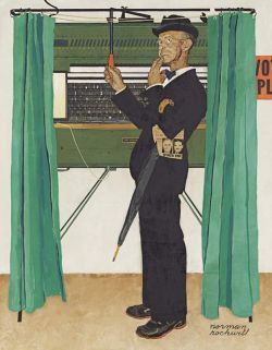 Peinture sur toile de Rockwell Norman Study For Which One Ca. 1944 reproduction peinte à la main