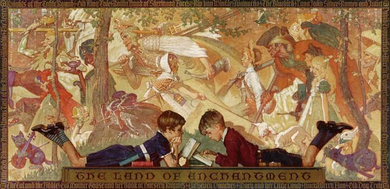 Rockwell Norman The Land Of Enchantment 1934