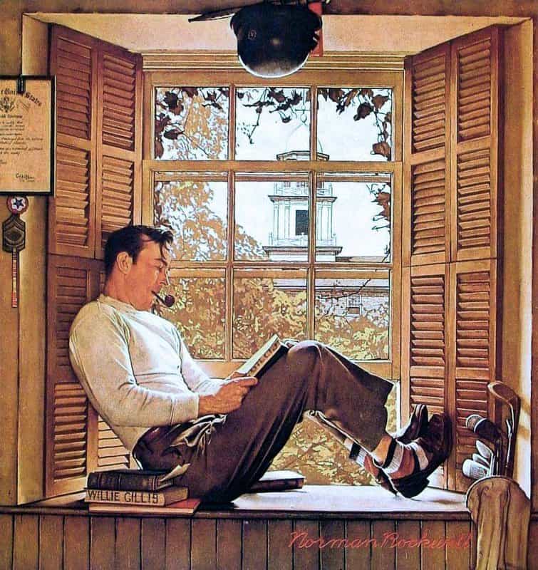 Rockwell Norman Willie Gillis In College 1946