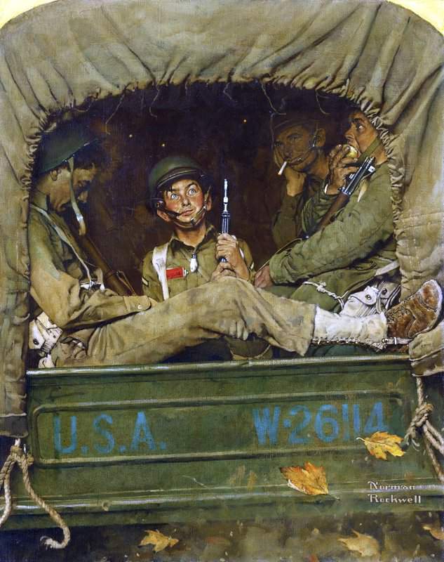 Rockwell Norman Willie Gillis In Convoy 1941