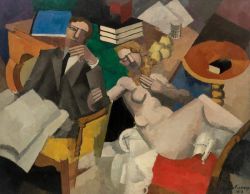 Roger De La Fresnaye Married Life 1913 reproduction peinte à la main