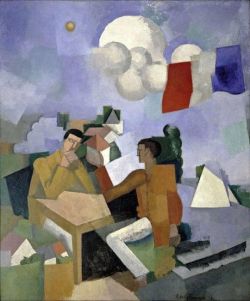 Roger De La Fresnaye The Conquest Of The Air 1913 reproduction peinte à la main