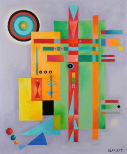 Rolph Scarlett Untitled - 1940 reproduction peinte à la main