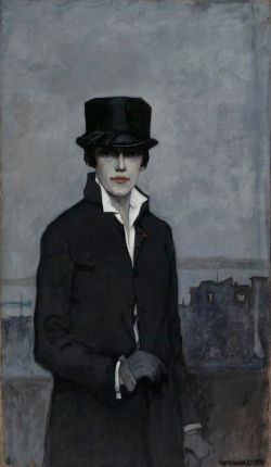 Romaine Brooks Self Portrait 1923 reproduction peinte à la main