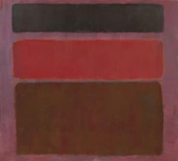 Peinture sur toile de Rothko No 16 - Red Brown And Black reproduction peinte à la main