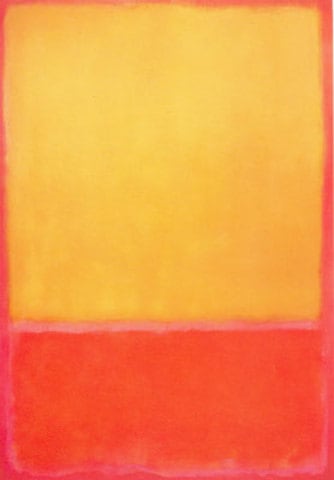 Rothko Ochre And Red On Red - 235x162 Cm
