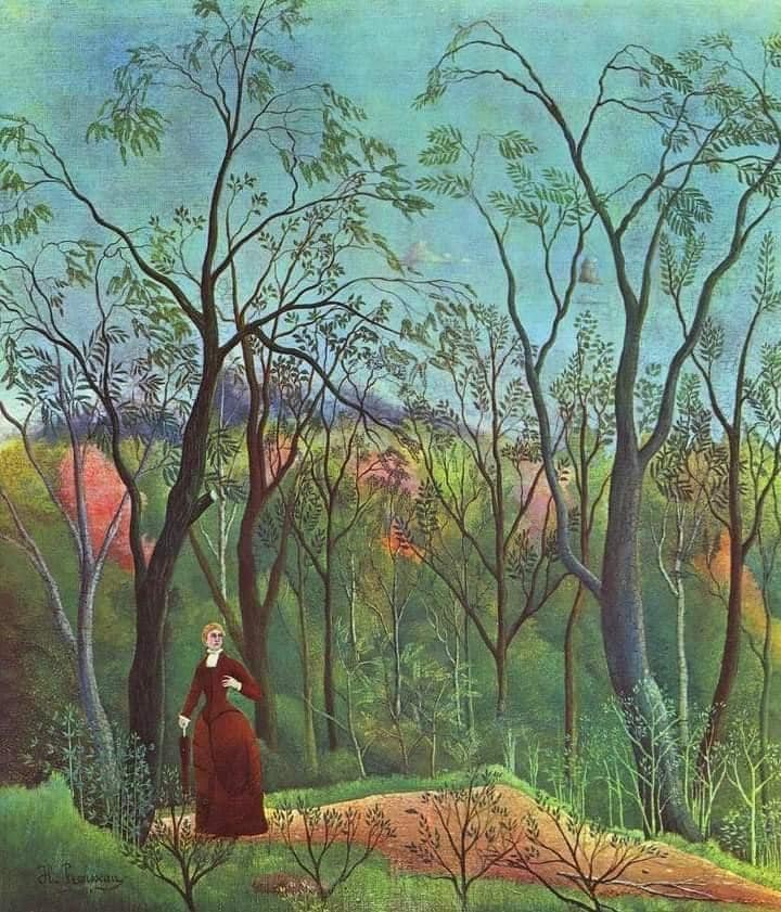 Rousseau At The Edge Of The Forest