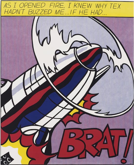 Roy Lichtenstein Triptych As I Opened Fire - Part 1