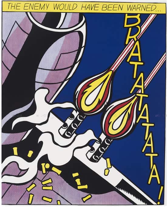Roy Lichtenstein Triptych As I Opened Fire - Part 2