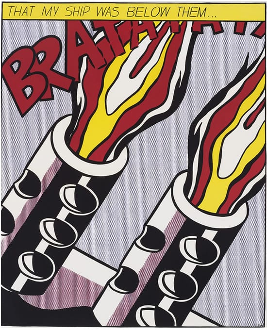 Roy Lichtenstein Triptych As I Opened Fire - Part 3