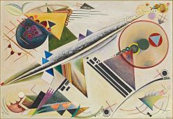 Rudolf Bauer White Fugue reproduction peinte à la main