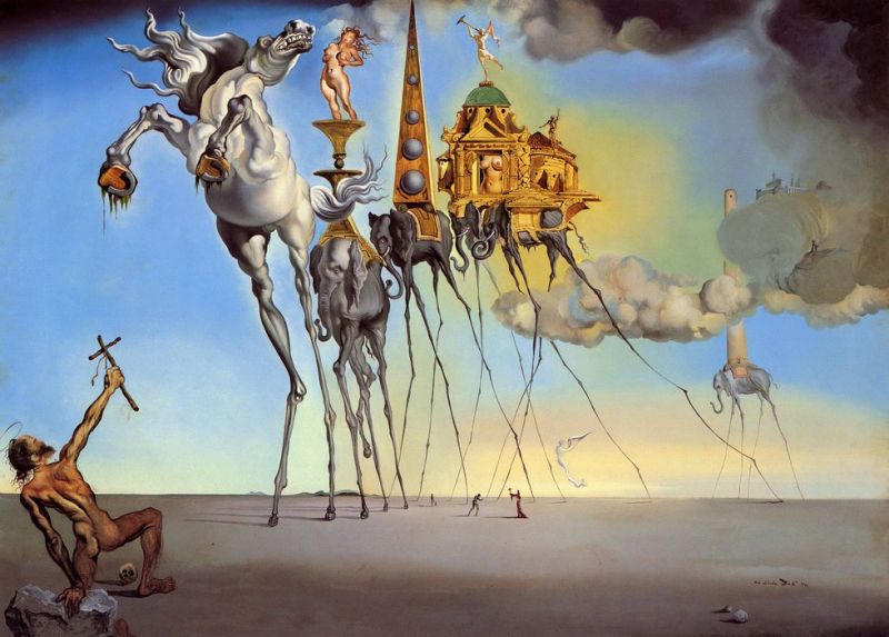 Salvador Dali - La Tentation De Saint-antoine