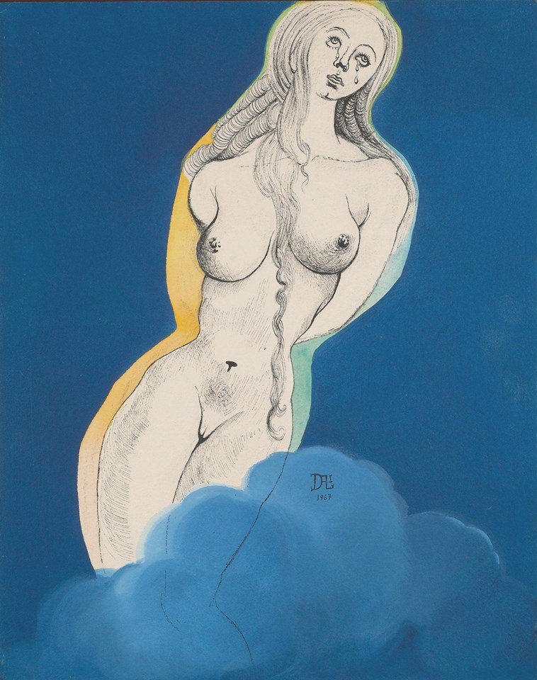 Salvador Dali Allegorie - Brave Cecile 1967