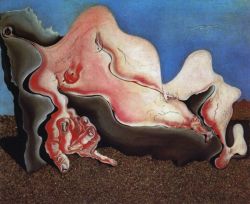 Salvador Dali Baigneur - 1928 reproduction peinte à la main