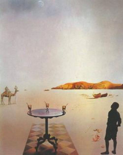 Salvador Dali Table Solaire 1936 reproduction peinte à la main
