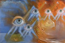 Salvador Dali Untitled Argos 1981 reproduction peinte à la main