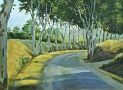 Salvatore Murdocca Plane Trees reproduction peinte à la main