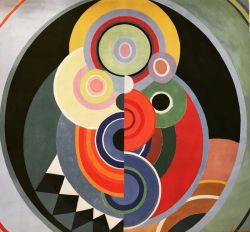 Sonia Delaunay, Rythme Color reproduction peinte à la main