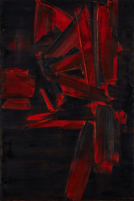 Soulages Peinture 195 X 130 Cm 4 Ao T 1961