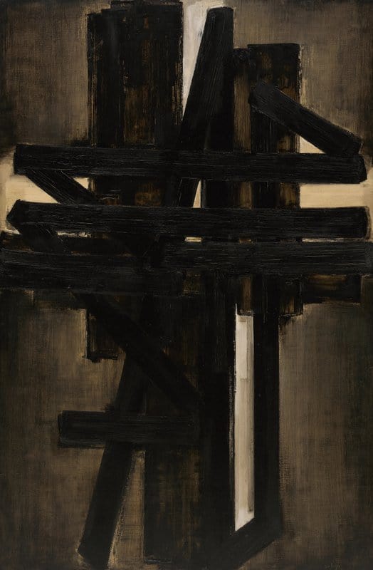 Soulages Peinture 195 X 130 Cm Mai 1953