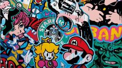 Peinture sur toile de Speedy Graphito Cartoons reproduction peinte à la main