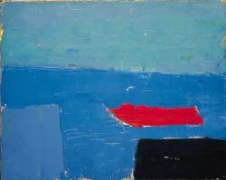 Peinture sur toile de Stael Bateau - 1952 reproduction peinte à la main