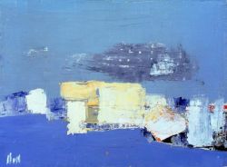 Peinture sur toile de Stael Paysage Mediterreaneen 1954 reproduction peinte à la main