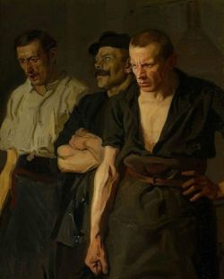 Stanis Aw Lentz Strike 1910 reproduction peinte à la main