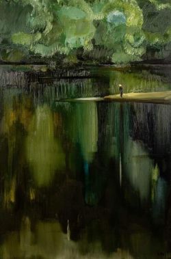 Stanislaw Baj River Bug - 1953 reproduction peinte à la main