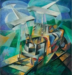 Stefano Vigolo Attacco Al Convoglio - 1932 reproduction peinte à la main