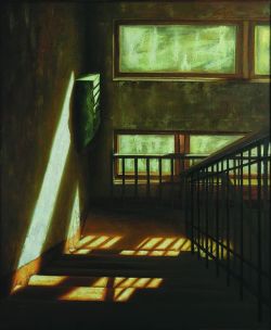 Stepan Korotkov At The Staircase - 1991 reproduction peinte à la main