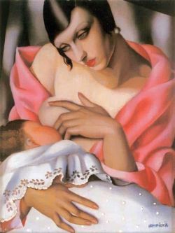 Peinture sur toile de Tamara De Lempicka Maternita - 1928 reproduction peinte à la main