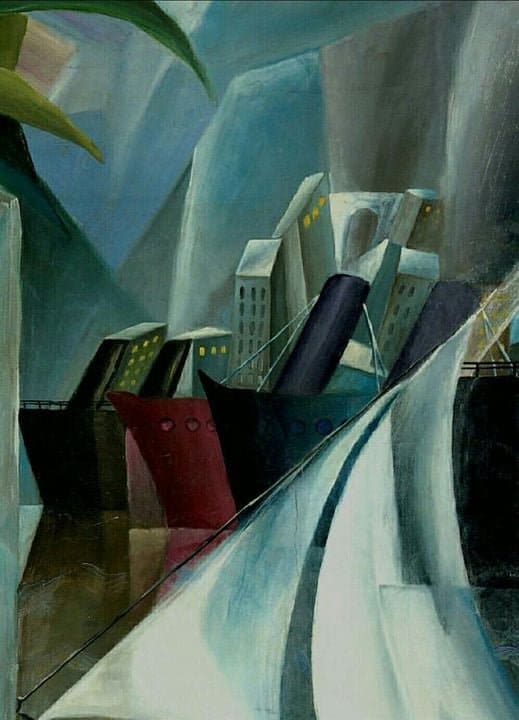 Tamara De Lempicka New York Harbor 1924