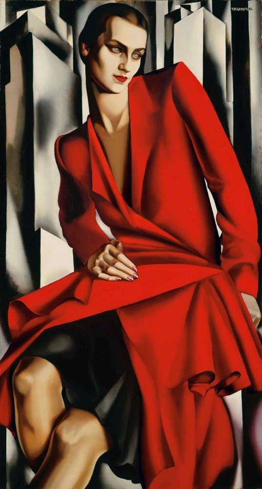 Tamara De Lempicka Portrait De Mrs. Bush 1929