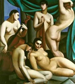 Peinture sur toile de Tamara De Lempicka Rythm 1924 reproduction peinte à la main