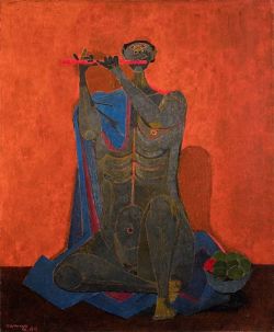Tamayo The Flute Player 1944 reproduction peinte à la main