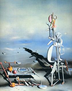Peinture sur toile de Tanguy, Divisibilité indéfinie reproduction peinte à la main