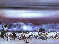 Peinture sur toile de Tanguy, Le Ruban des excès - 1932 reproduction peinte à la main