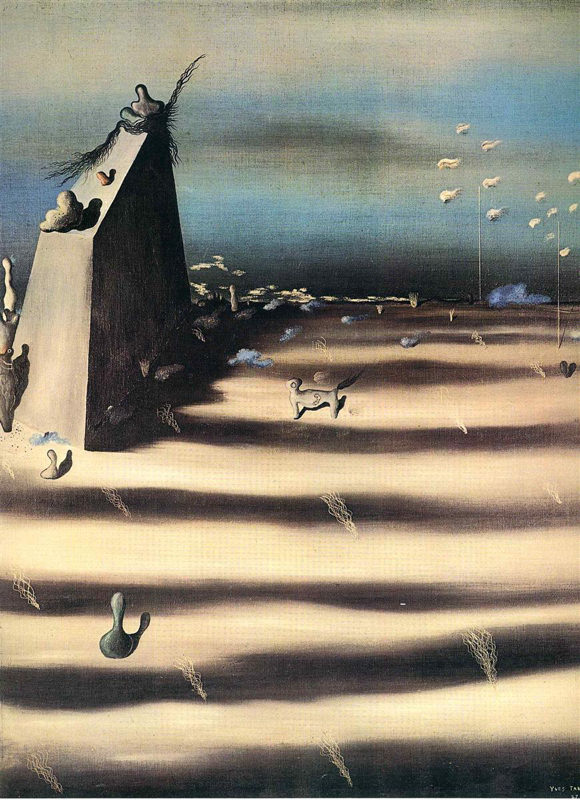 Tanguy, Un grand tableau qui représente un paysage - 1927