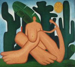 Tarsila De Aguiar Do Amaral Antropofagia reproduction peinte à la main